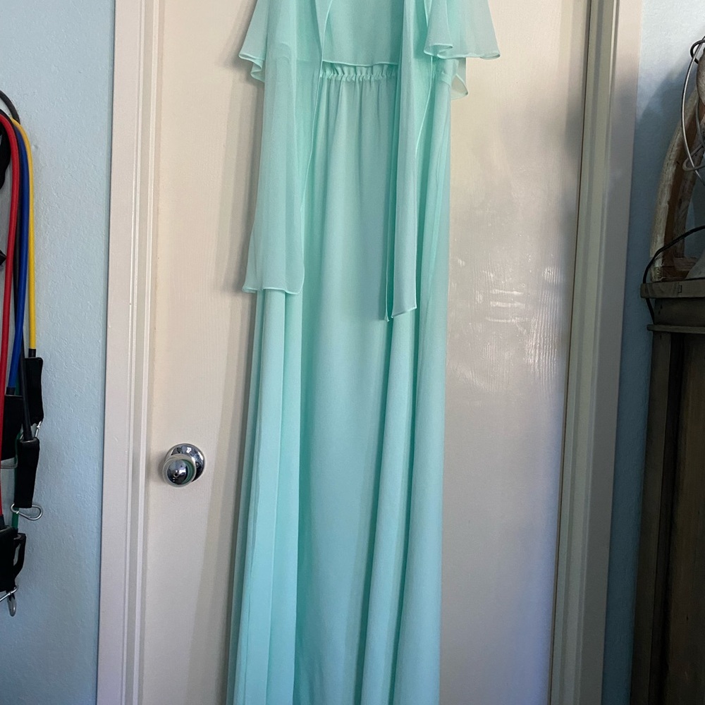 Joanna August Light Blue Maxi Dress